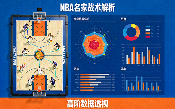 NBA名家专栏篮球战术板与高阶数据分析配图