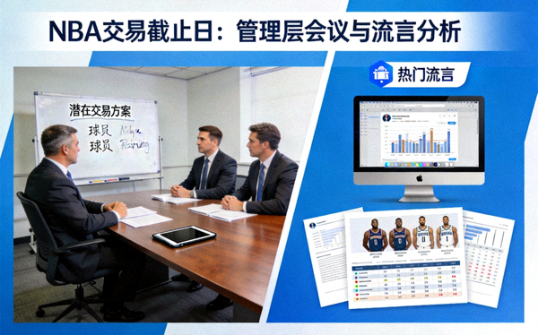 NBA球队交易截止日前管理层会议与流言分析配图